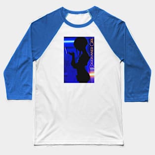 Cyberpunk Girl Baseball T-Shirt